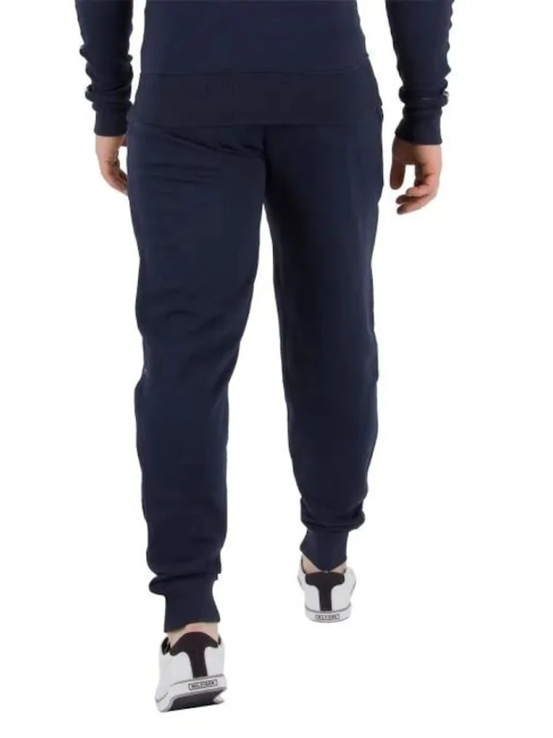 TOMMY HILFIGER - BAS DE JOGGING BLEU BANDES GRIFFÉES 