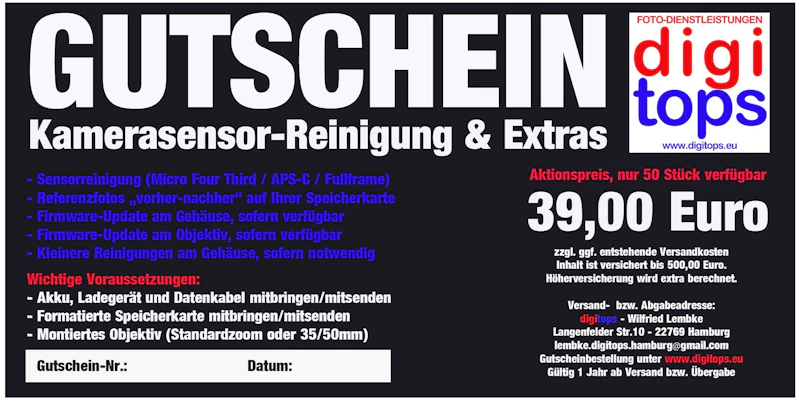 Sonderaktion "Sensorreinigung Plus"