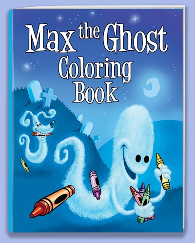 Max the Ghost Coloring Book