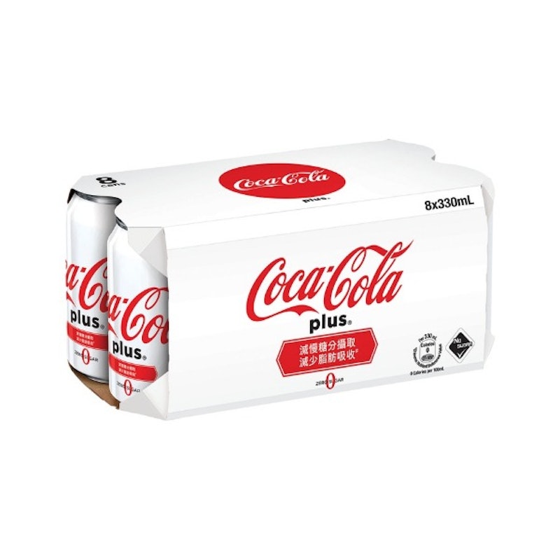 coke plus 330ml x 8pcs (San Mui)