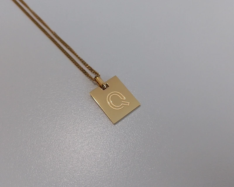ORO Initial Necklace