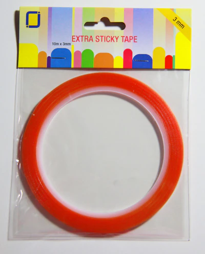 Extra Sticky Tape 3mm, 10m Klebeband