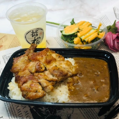 Porkchop Rice with Black Pepper Mushroom Sauce in Japanese Style + 1 Cold Lemonade + Salad(掂檔)