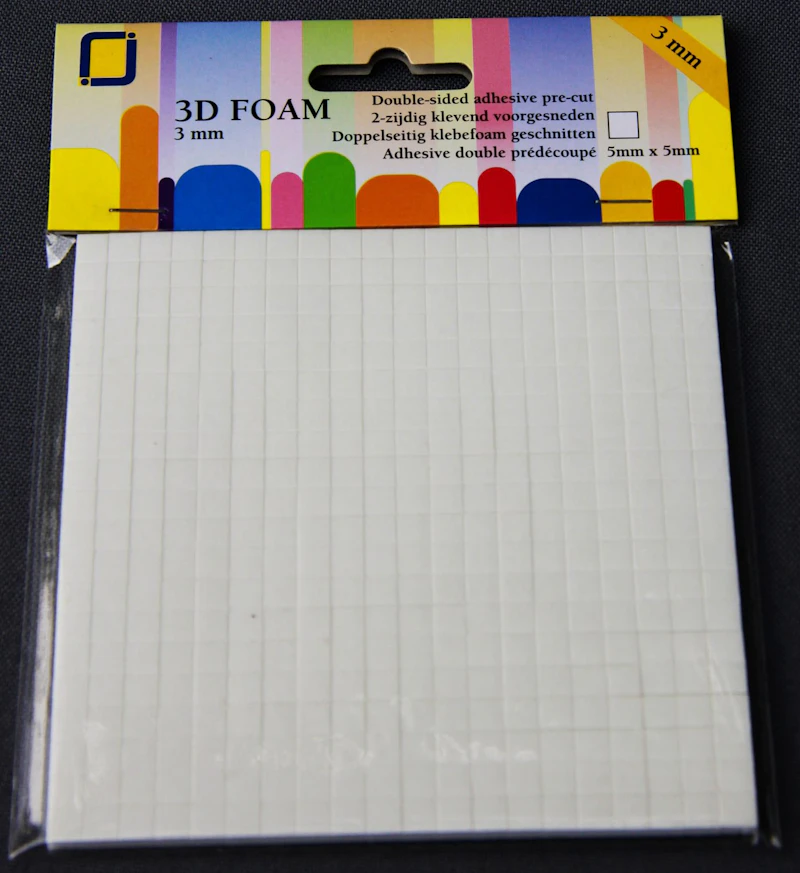 3D foam Klebepads, 3mm