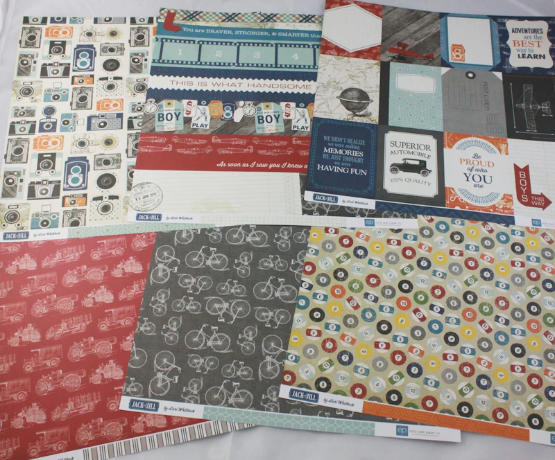 Scrapbook - Set "Jack & Jill" , Boy