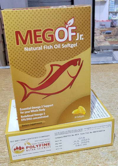 MEGOF jr Natural Fish Oil Softgel 