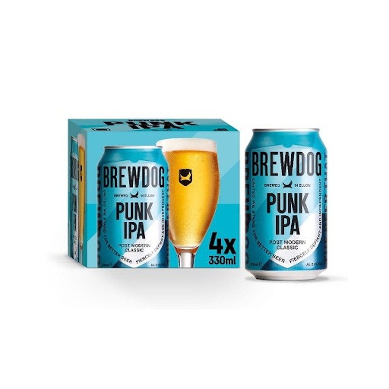 BrewDog Punk Ipa Beer Cans 4 x 330ml