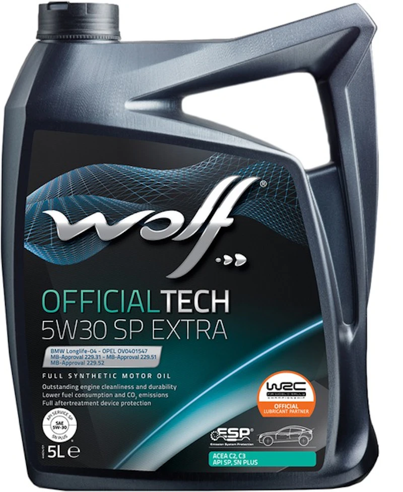 Wolf Officialtech 5W30 SP Extra - 5L