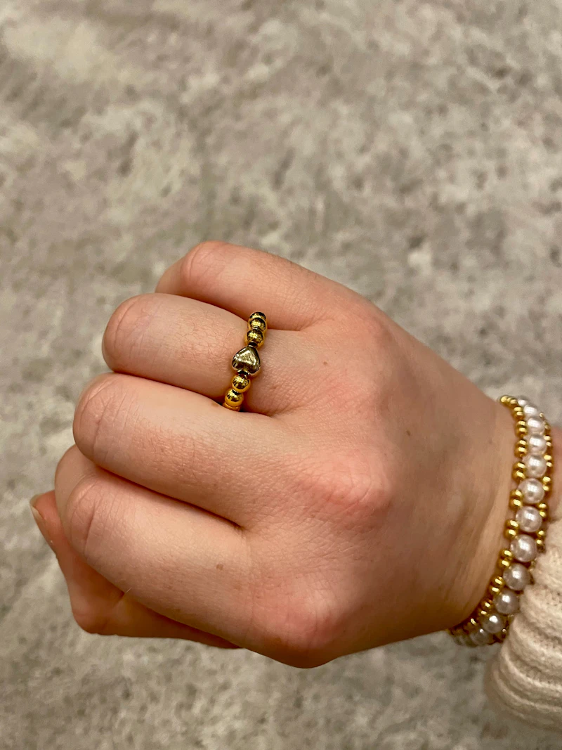 Golden Heart Ring