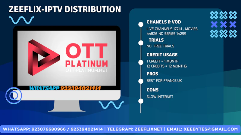 OTT PLATINUM IPTV | PLATINUM IPTV SUBSCRIPTION