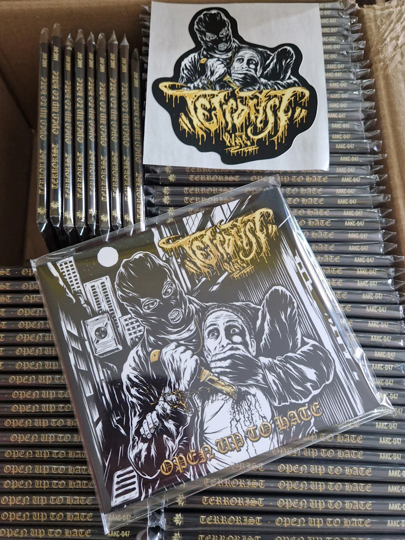 TERRORIST - "OPEN UP TO HATE" CD-EP