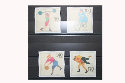 Robbert´s Briefmarken Deutschland MiNr. 1499-1502 Sporthilfe 1991, postfrisch