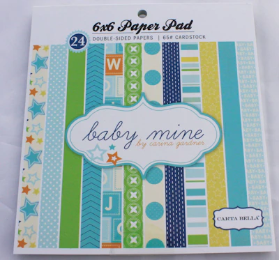 Scrapbook-Block "Baby Mine" Boy