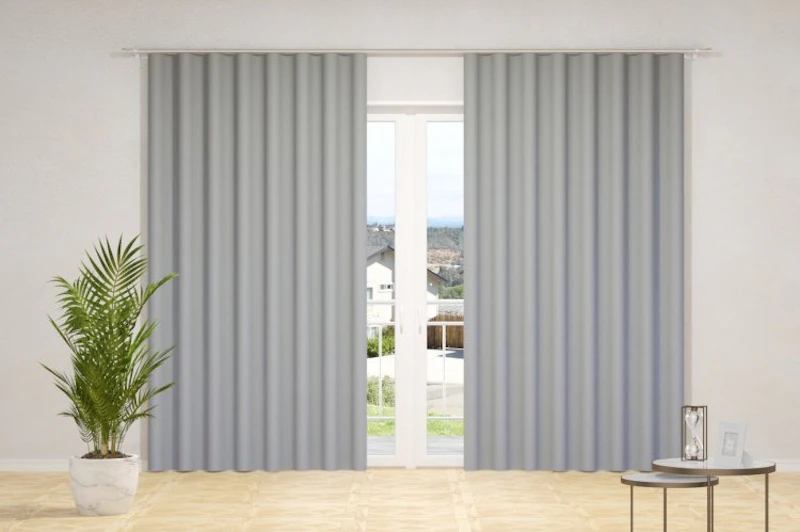 Curtain fabrics - SUNOUT, (back side of fabrics woven in white color), in 85 colors, width - 1,50 m.)