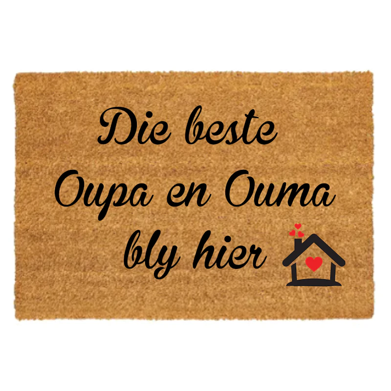 Beste Oupa en Ouma Doormat
