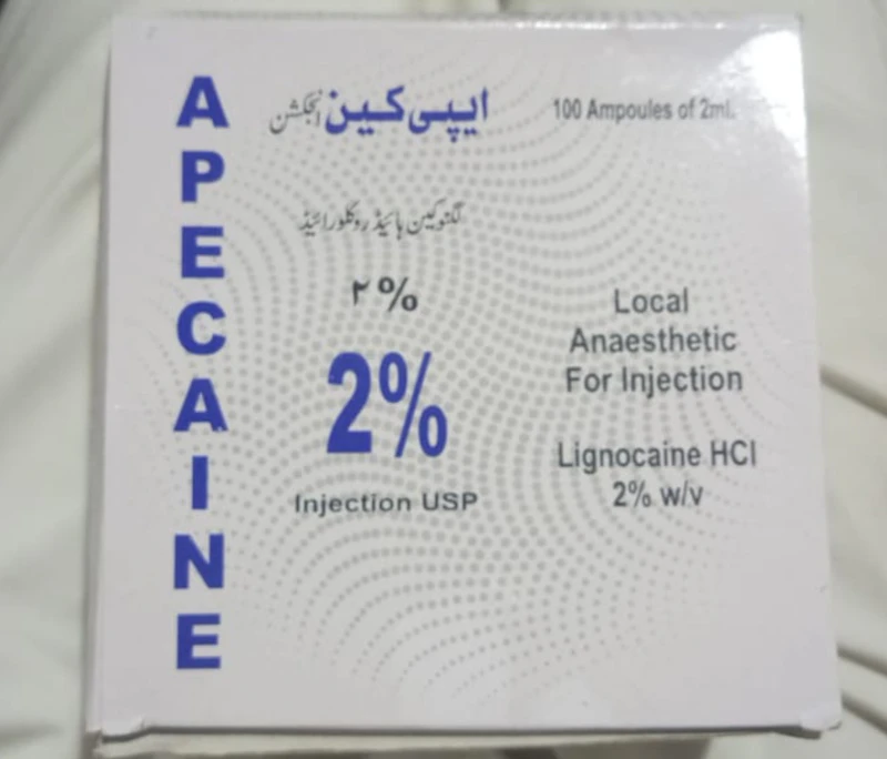 Apecaine (Lignocaine 2%HCL)
