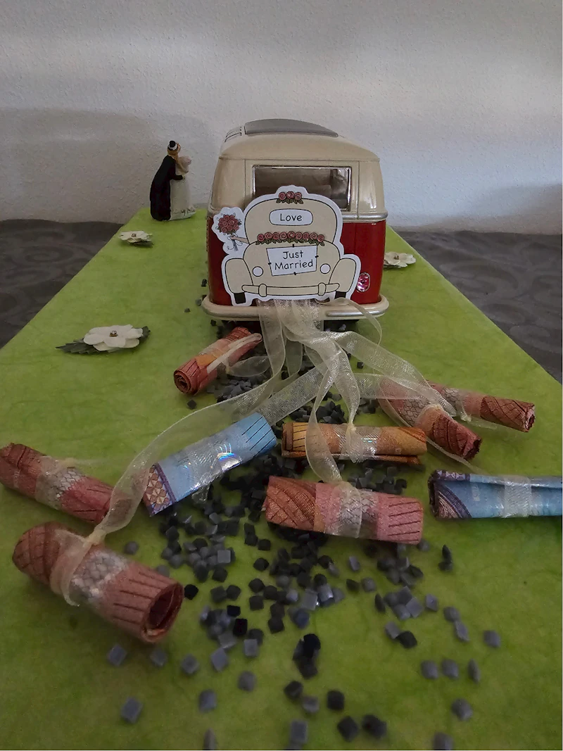 Geldgeschenk "Just Married"