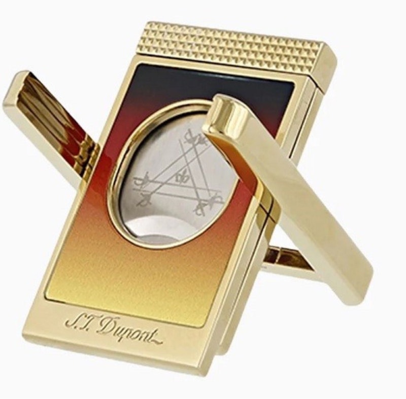 S.T. Dupont Montecristo Le Crepuscule Cigar Cutter and Stand