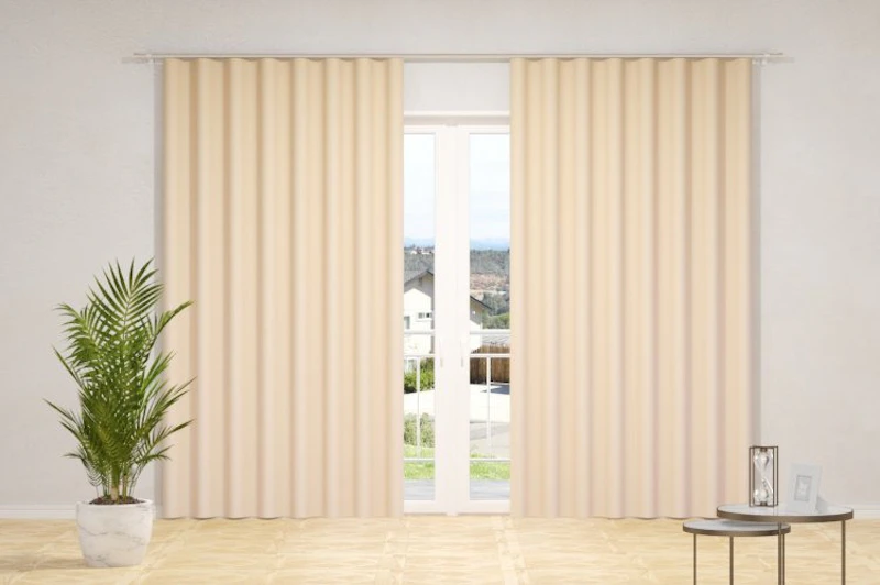 Curtain fabrics - SUNOUT, (back side of fabrics woven in white color), in 85 colors, width - 1,50 m.)