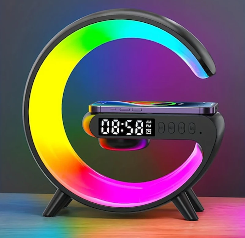 Wireless Speaker 6 Kinds Of Light Mode Wireless Charging Function Compatible With IOS / Android System 
