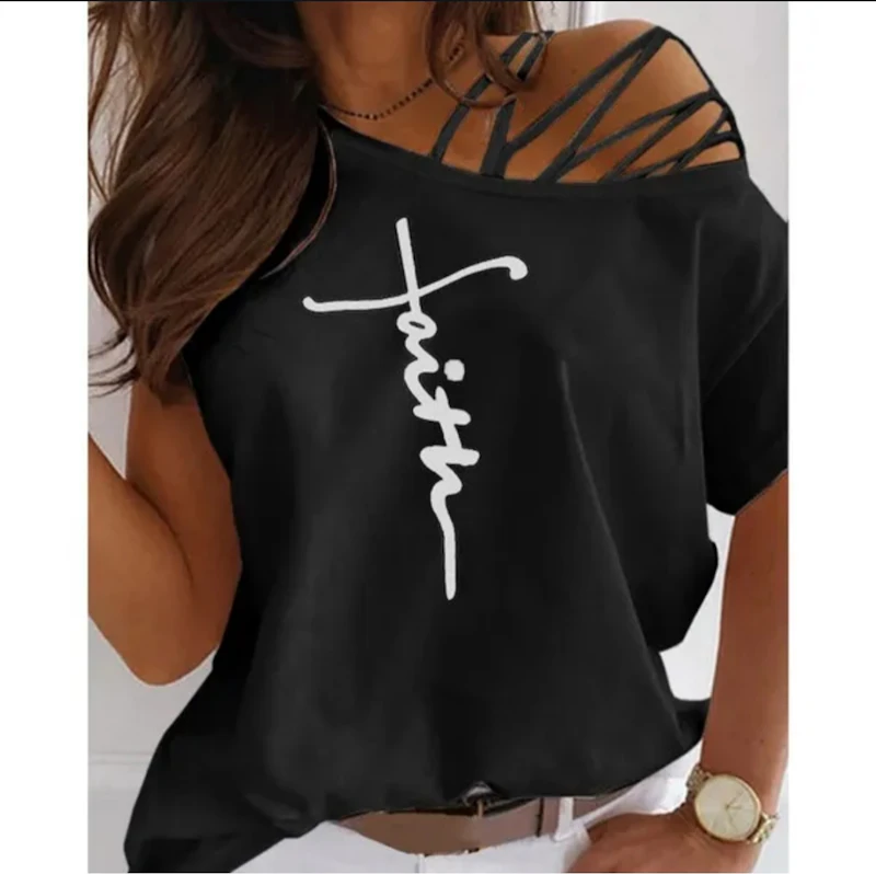 Women short sleeve summer t shirt