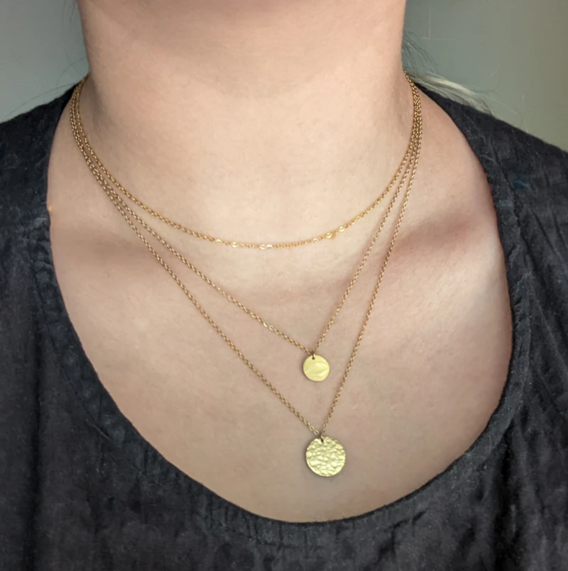 3-Piece Layering Necklace -Gold