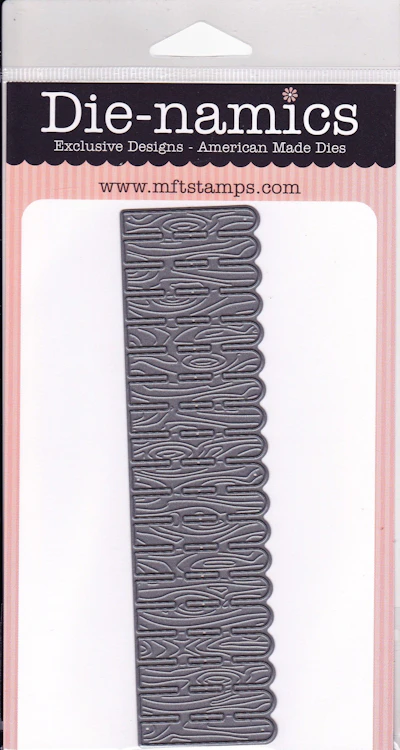 Die namics Die cut - Schablone"Woodgrain Fence"