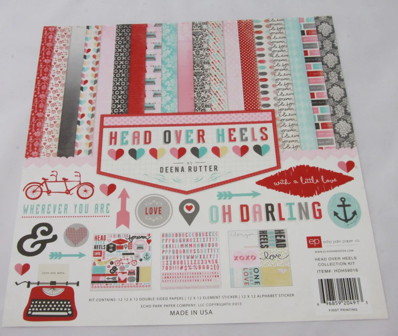 Scrapbook-Set "Head over Heels"
