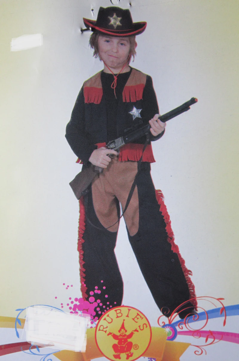 Kostüm Cowboy Weste mit Hose
