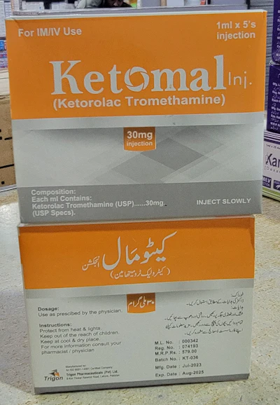 Ketomal inj (Ketorolac tromethamine)