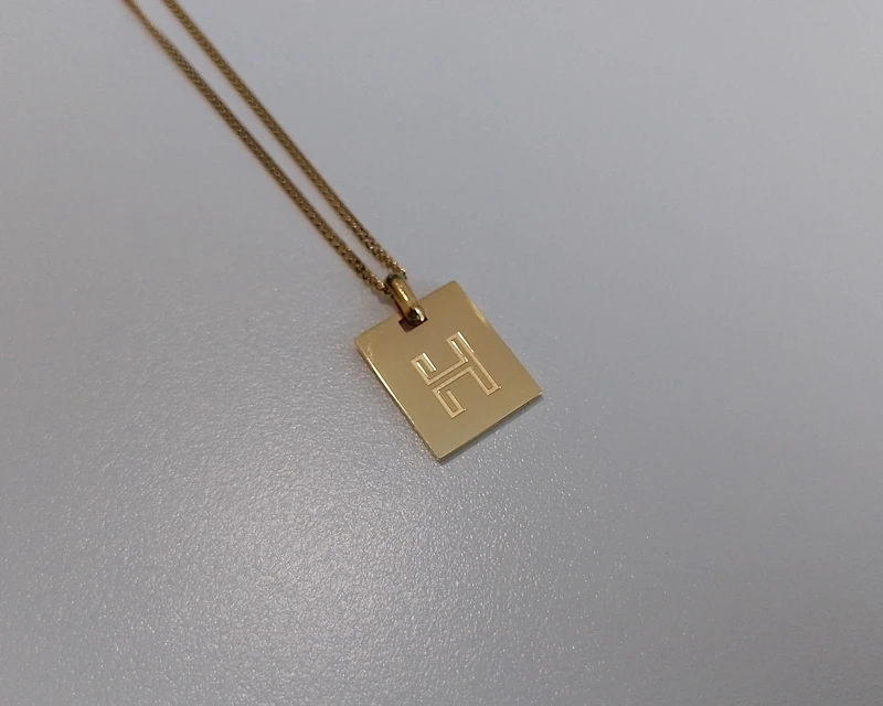 ORO Initial Necklace