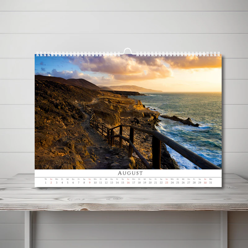 DIN A3 Wandkalender Fuerteventura 2026