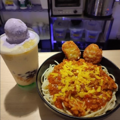 Spaghetti with halo halo (下環Big Momma)