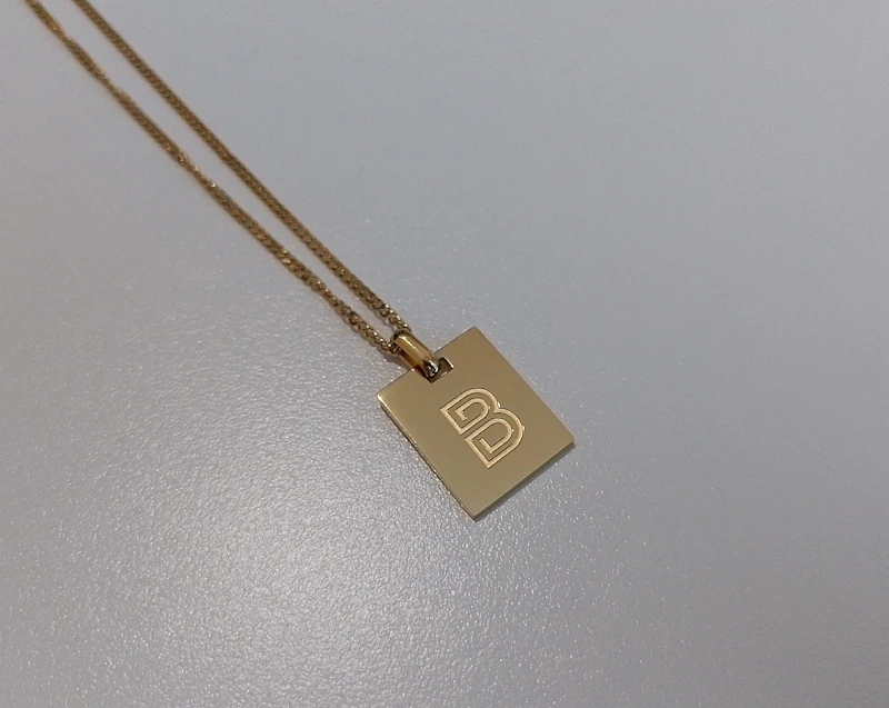 ORO Initial Necklace