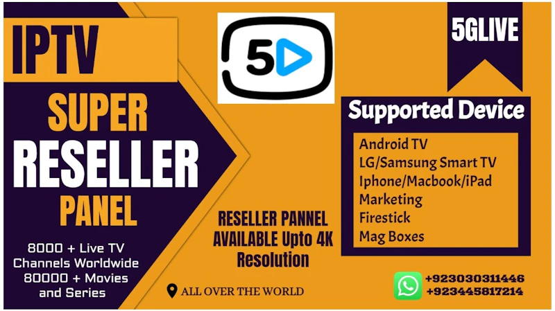5glive IPTV Panel