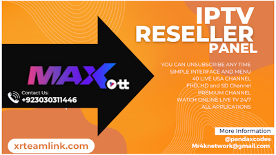 MAX OTT IPTV PANEL
