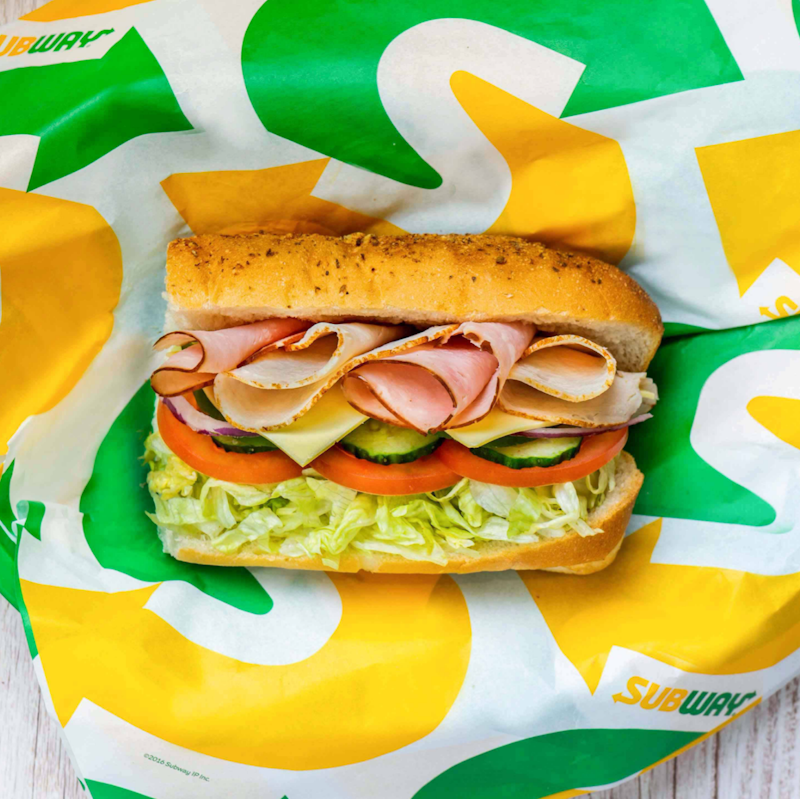 Turkey and Ham 12 inches (Subway)