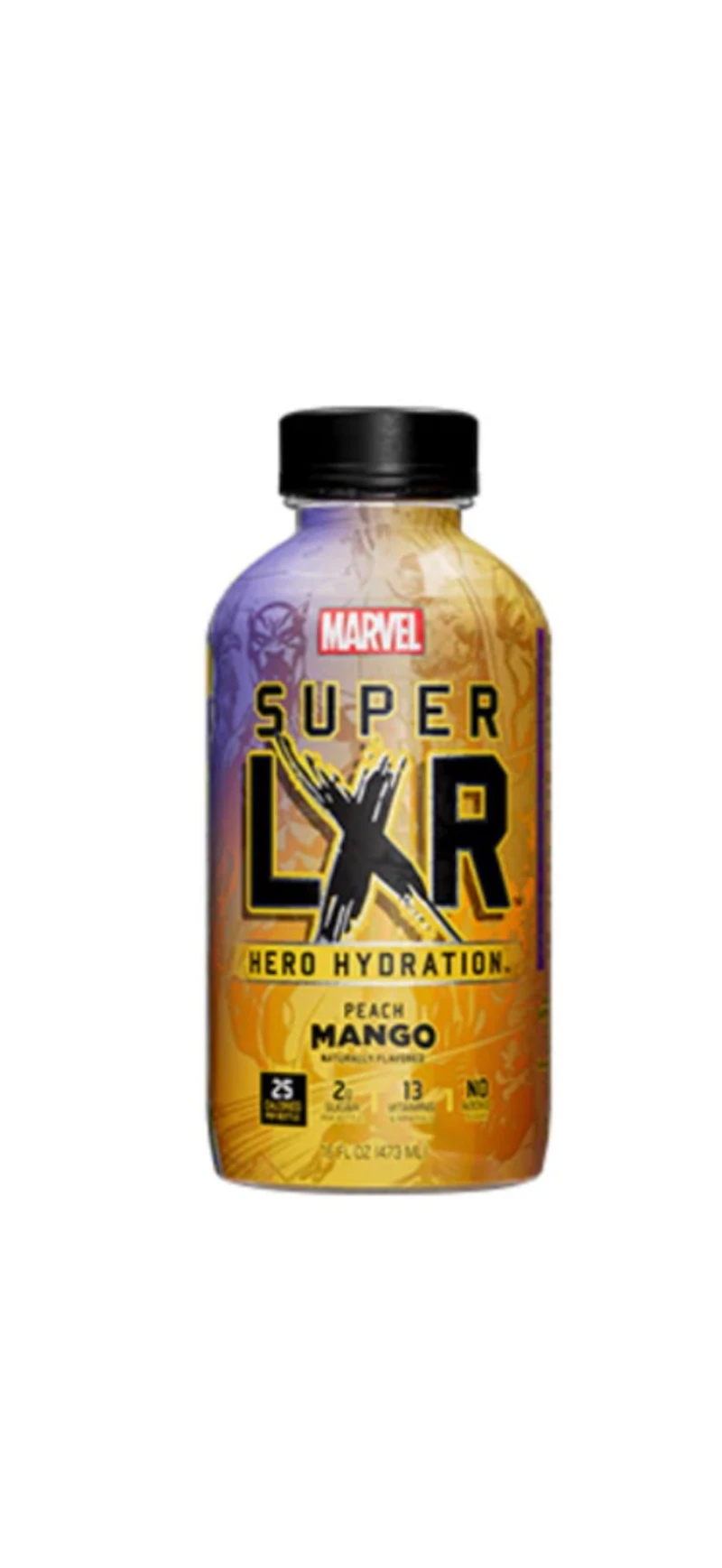 AriZona x Marvel Super LXR Hero Hydration Peach Mango 473ml