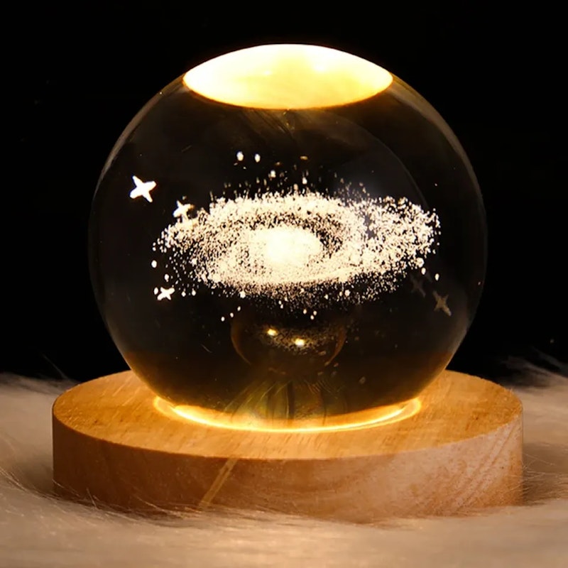 3D Crystal Ball Glowing Lamp 