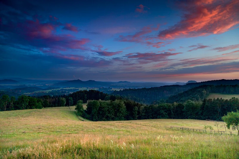 Abendstimmung in der Sächsischen Schweiz