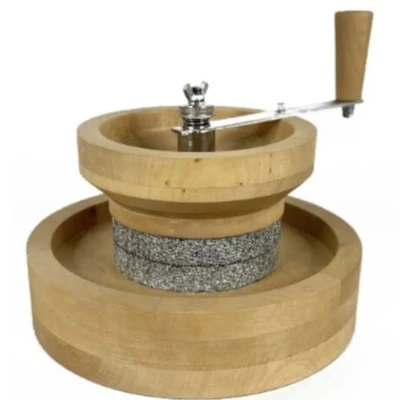 Hand mill with stone millstones Copy
