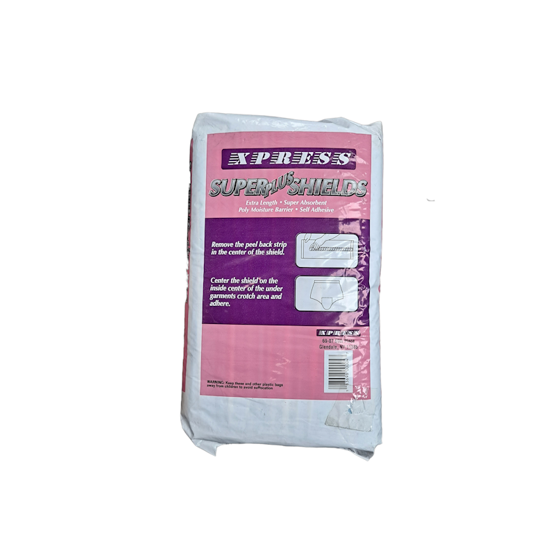 Xpress Super Plus Shield Liners for Discreet Bladder Protection 5"x15" - 25 ct