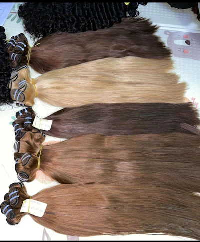 Vietnamese pure human hair 18-30 inches Available 