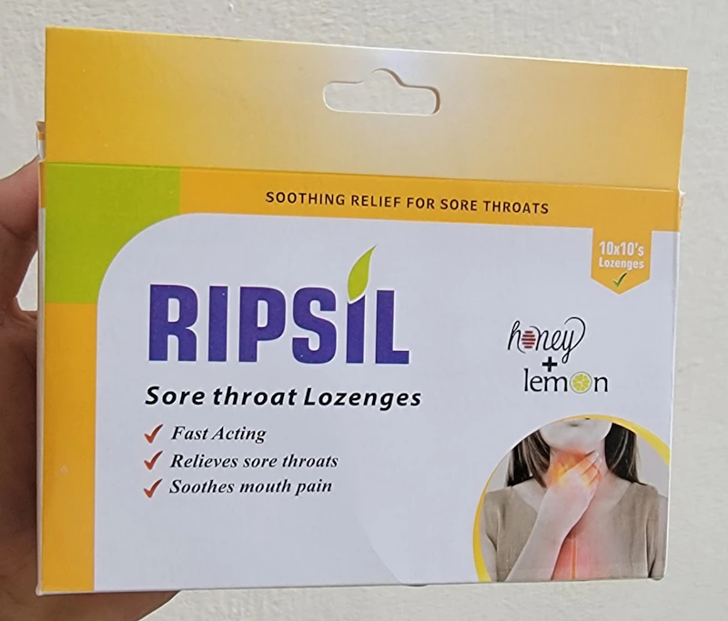Ripsil lozenges 10×10 Pack
