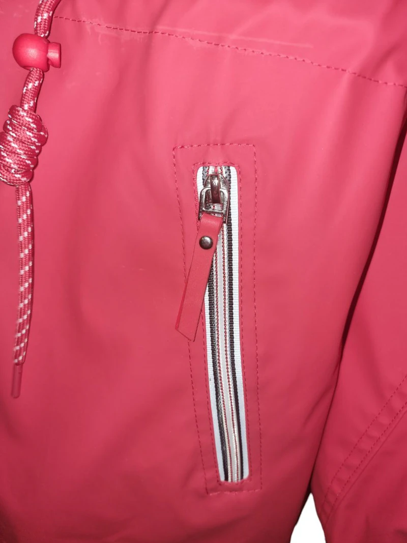 Regenjacke mit abnehmbarer Kapuze, gr.38/40