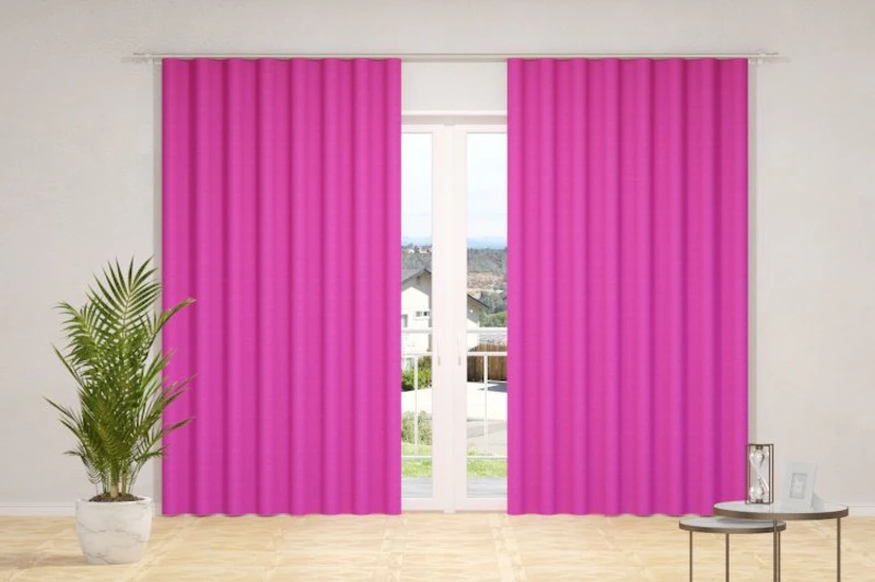 Curtain fabrics - SUNOUT, (back side of fabrics woven in white color), in 85 colors, width - 1,50 m.)