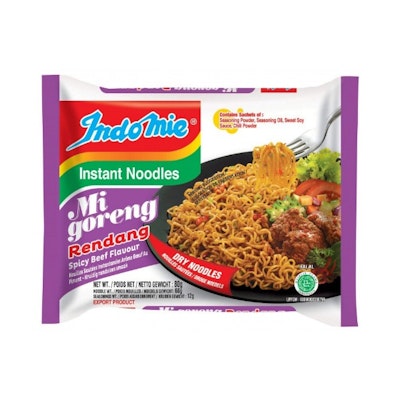 Indomie instan gereng rendang (Indomarket)