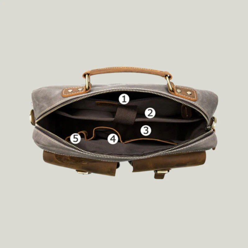 Royal Briefcase. off Grey Copy