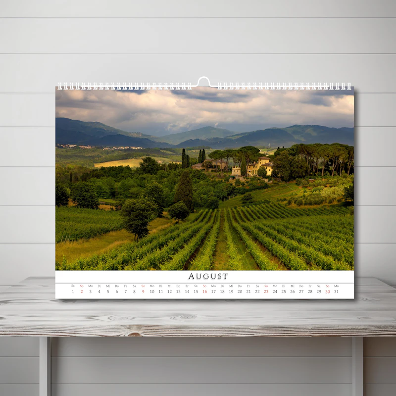 DIN A3 Wandkalender Italien 2026