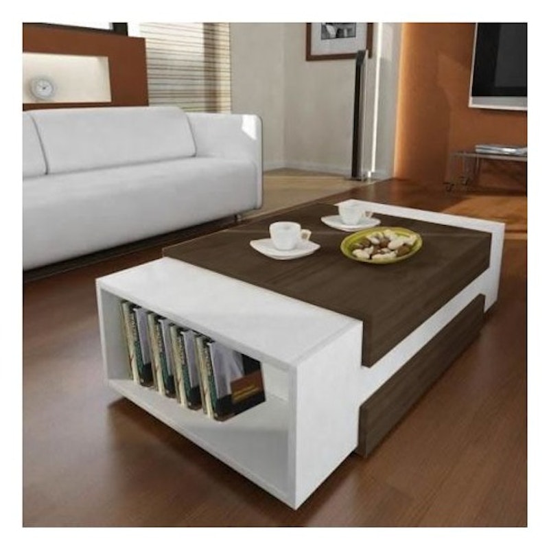 Multipurpose Center Table Coffee Table Chair With Book Shelf Furniture (Nationwide Delivery)-v2